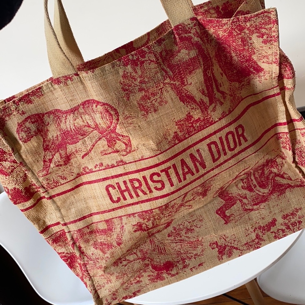 Dior Beach Canvas Bag